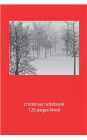 christmas notebook 120 pages lined
