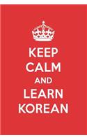 Keep Calm and Learn Korean: Korean Designer Notebook