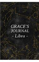 Grace's Journal Libra: Personalized Astrology Zodiac Sign Diary with Name Grace