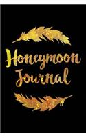 Honeymoon Journal: Cute Wide Lined Notebook for Newlyweds