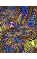 Metallic Abstract Notebook