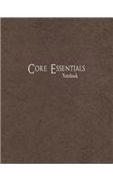 Core Essentials Notebook: 1/10 Inch Cross Section Ruled