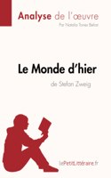 Monde d'hier de Stefan Zweig (Analyse de l'oeuvre)
