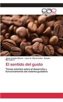 sentido del gusto