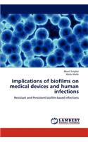 Implications of biofilms on medical devices and human infections