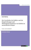 Geschichte des Kaffees und die Hauptwirkungen und Wirkungsmechanismen von Koffein im menschlichen Körper