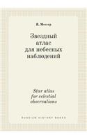 Star atlas for celestial observations: (Russian)
