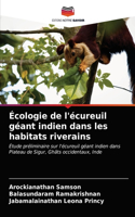 Écologie de l'écureuil géant indien dans les habitats riverains