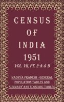 Census of India 1951: Madhya Pradesh Household And Age (Sample) Tables, And Social And Cultural Tables Volume Book 28 Vol. VII, Pt. 2-C [Hardcover]