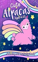 Cute Alpaca Coloring and Activity Book