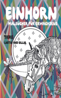Malbücher für Erwachsene - Lustig und billig - Tiere - Einhorn