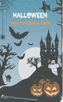 Halloween Adult Coloring Book