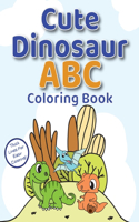 Cute Dinosaur ABC Coloring Book