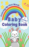 Baby Coloring Book 1 Year