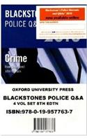 Blackstone's Police Q&A 4 Volume Set