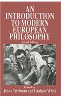 Introduction to Modern European Philosophy