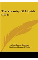 Viscosity Of Liquids (1914)