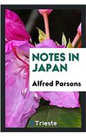 Notes in Japan