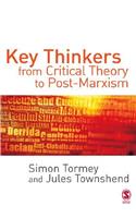 Key Thinkers from Critical Theory to Post-Marxism: (SAGE Politics Texts series)