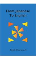 From Japanese To English