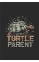 Turtle Parent: Turtles Notebook, Graph Paper (6 x 9 - 120 pages) Animal Themed Notebook for Daily Journal, Diary, and Gift