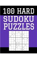 100 Hard Sudoku Puzzles: Hours of Fun For All Ages, 126 Pages, Soft Matte Cover, 8.5 x 11