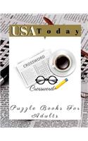 USA Today Crossword Puzzle Books For Adults: Crossword Word Hot Season Criss Cross, The New York Times Monday Through Friday Easy to Tough Crossword Puzzles