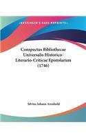 Conspectus Bibliothecae Universalis Historico-Literario-Criticae Epistolarum (1746)