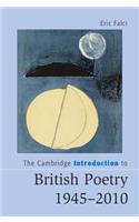 Cambridge Introduction to British Poetry, 1945-2010