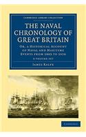 The Naval Chronology of Great Britain 3 Volume Set