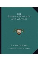 Egyptian Language and Writing