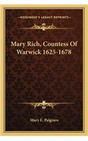 Mary Rich, Countess of Warwick 1625-1678