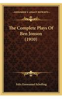 Complete Plays of Ben Jonson (1910)