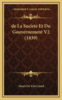 de La Societe Et Du Gouvernement V2 (1839)