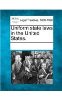 Uniform state laws in the United States.: (English)