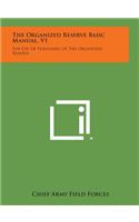 The Organized Reserve Basic Manual, V1