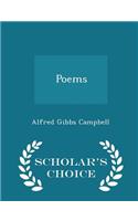 Poems - Scholar's Choice Edition