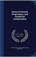 Decay of Drop by Evaporation, and Growth by Condensation