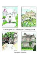 Landscape & Architecture Coloring Book