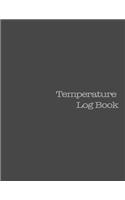 Temperature Log Book: 8.5" X 11", 180 pages