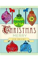 Adult Coloring Book Christmas Merry and Bright