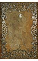 Monogram Virgo Notebook: Blank Diary Journal Log Notebook(80 Monogram Rustic 150 Lined)
