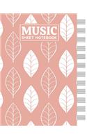 Music Sheet Notebook