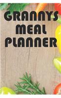 Grannys Meal Planner: Weekly Meal Planning And Shopping Journal