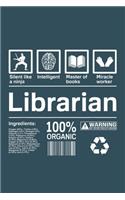 Librarian: Librarian Notebook College Blank Lined 6 x 9 inch 110 pages -Notebook for Librarian Journal for Writing- Reading book Lovers Notebook for Girls-Gift(104 Librarian Journal Notebook)