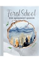 Forest school risk assessment logbook