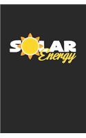 Solar Energy: 6x9 Renewable Energyl - grid - squared paper - notebook - notes