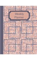 Weekly Planner: 2020 Year At A Glance Notebook with Vertical Dated Pages