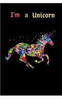 I'm a Unicorn notebook