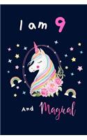 Unicorn journal I am 9 and magical